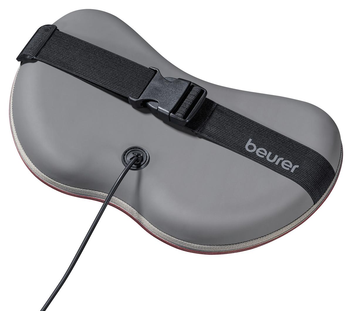 Shiatsu-massagekissen Geeignet Für Rücken, Beine - Grau/Dunkelrot, KONVENTIONELL, Kunststoff (11,5cm) - Beurer