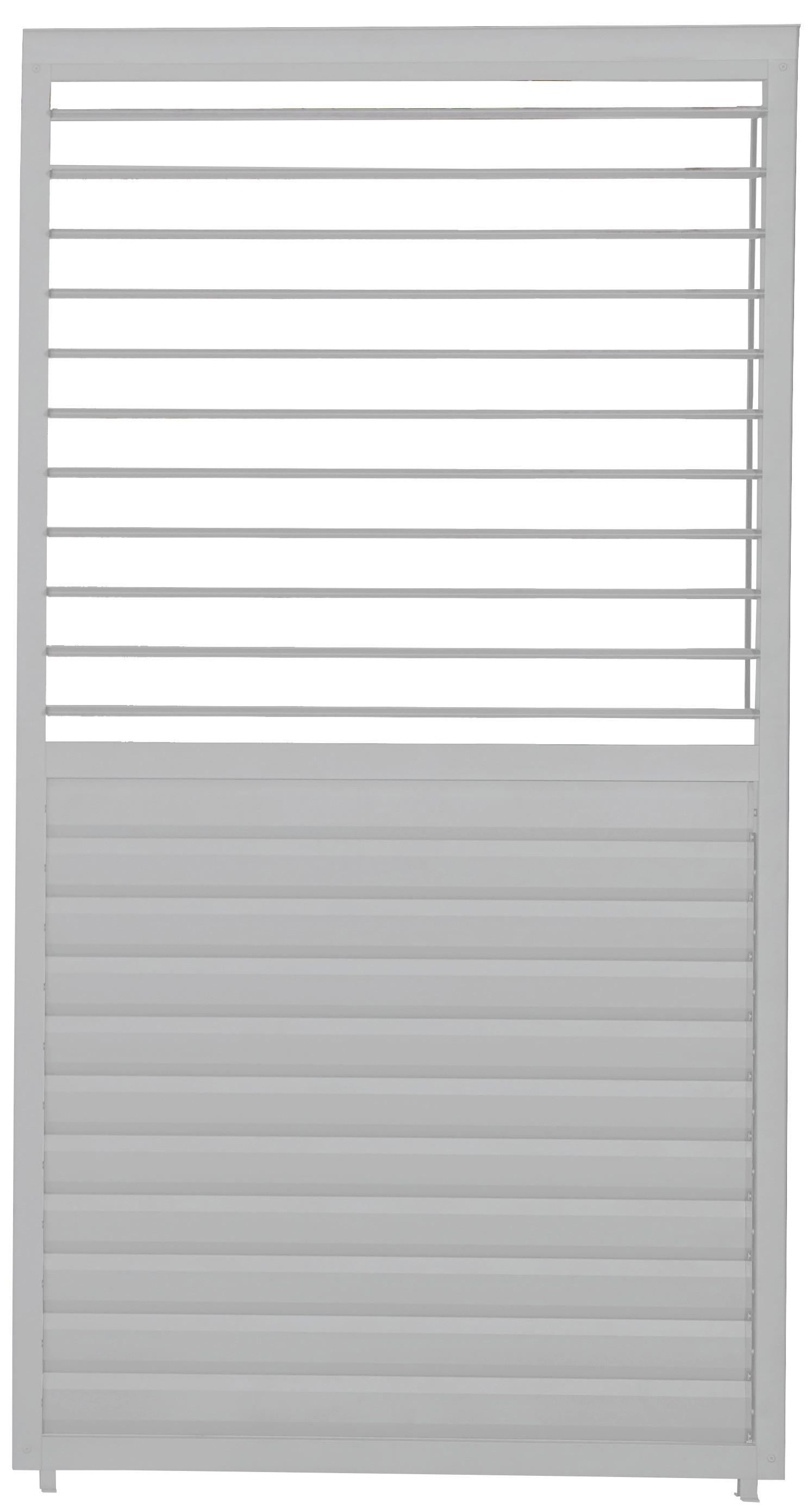 Lamellenteil Deluce/Classic Weiss - verstellbar - Weiß, LIFESTYLE, Metall (93/240/10cm) - Gardenson