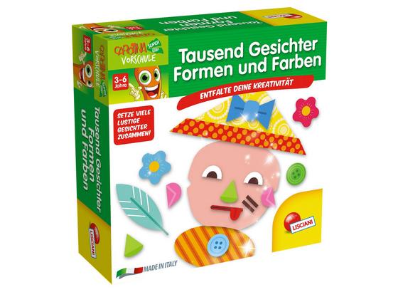 Lernspiel Tausend Gesichter Formen&farbe - Multicolor, Karton (18/18/6cm) Lernspiel Tausend Gesichter Formen&farbe - Multicolor, Karton (18/18/6cm)