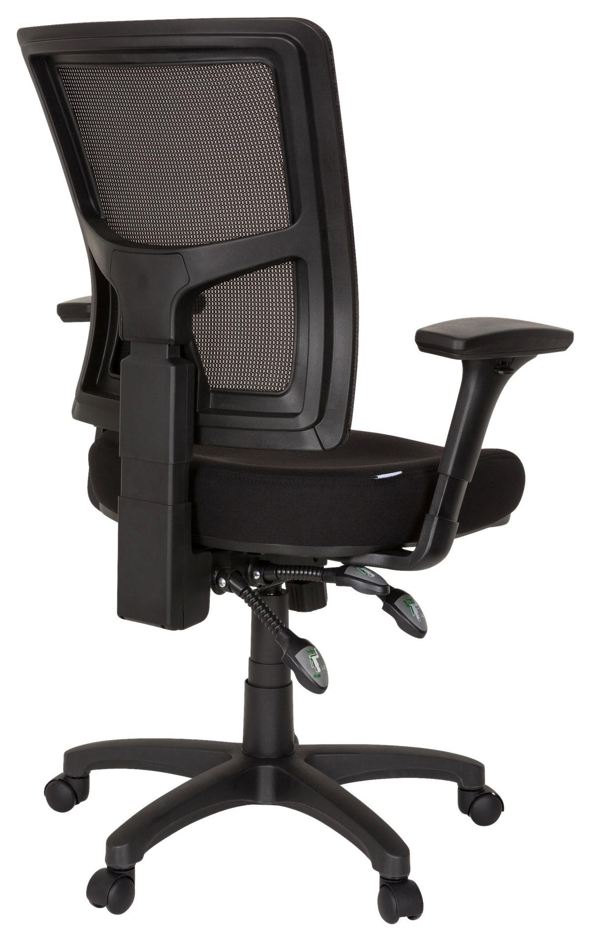 Drehstuhl Impact Pro Schwarz - Schwarz, MODERN, Kunststoff/Textil (71/116/62cm) - MID.YOU