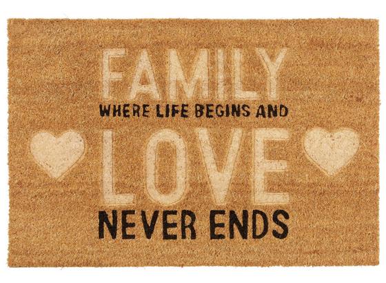 Rohožka Family - hnedá, textil/plast (40cm) - Mömax modern living Rohožka Family - hnedá, textil/plast (40cm) - Mömax modern living