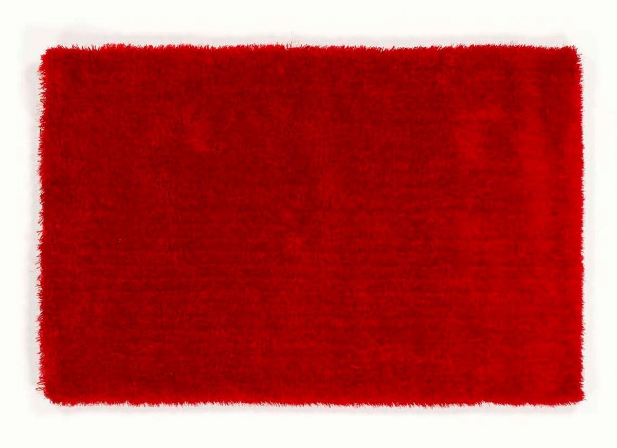 Hochflorteppich Shaggy Rot 80x150 Cm - Rot, KONVENTIONELL, Kunststoff (80/150cm) - Novel