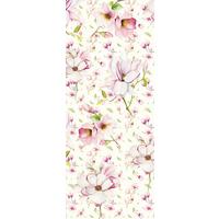 Vliestapete Magnolia Panel - Rosa/Weiß, Basics (100/250cm) - Komar