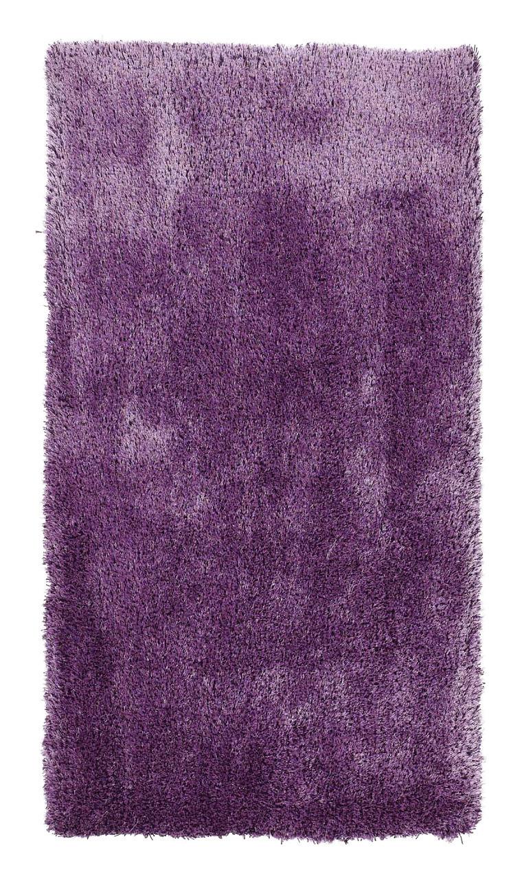 Hochflorteppich Shaggy Violett 110x170 Cm - Violett, Basics, Textil (110/170cm)