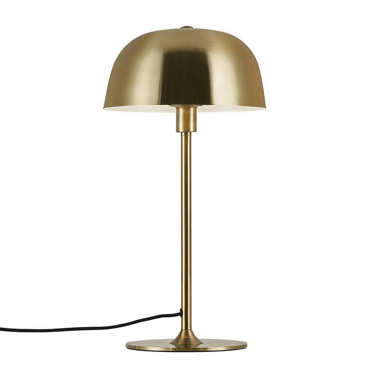 Tischleuchte Japandi Messingfarben D: 24 Cm - Messingfarben, Design, Metall (24/47cm) - Nordlux