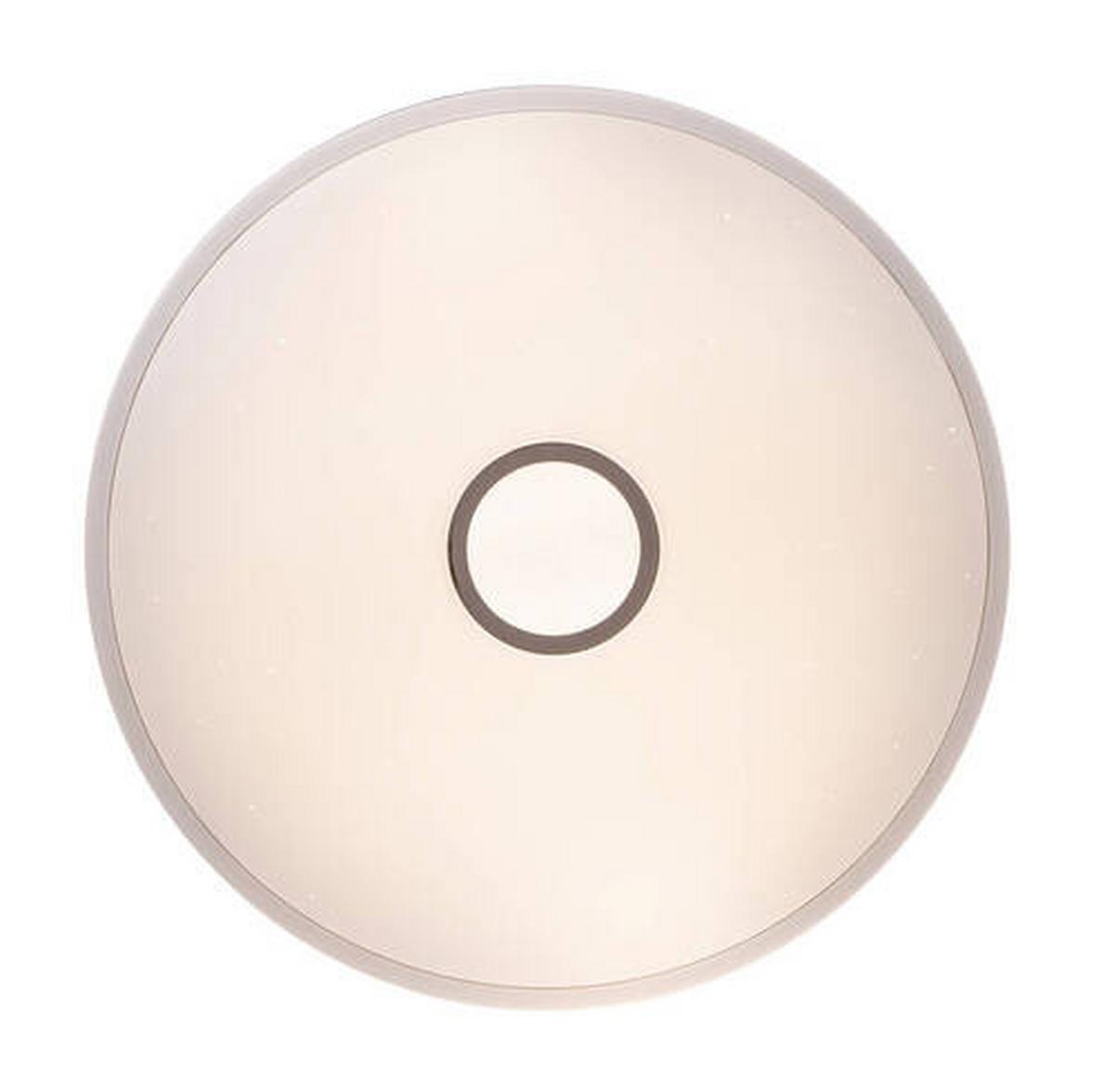 LED-Deckenleuchte Opal Weiß D: 68 cm - Opal/Weiß, Basics, Kunststoff/Metall (68/10cm) - Globo
