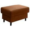 Hocker Cavoli, Cognac B: 76 cm - Cognac/Schwarz, MODERN, Textil (76/46/55cm) - Livetastic