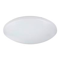 LED-Deckenleuchte Opal Weiß D: 50 cm - Opal/Weiß, Basics, Kunststoff/Metall (50/12cm) - Globo