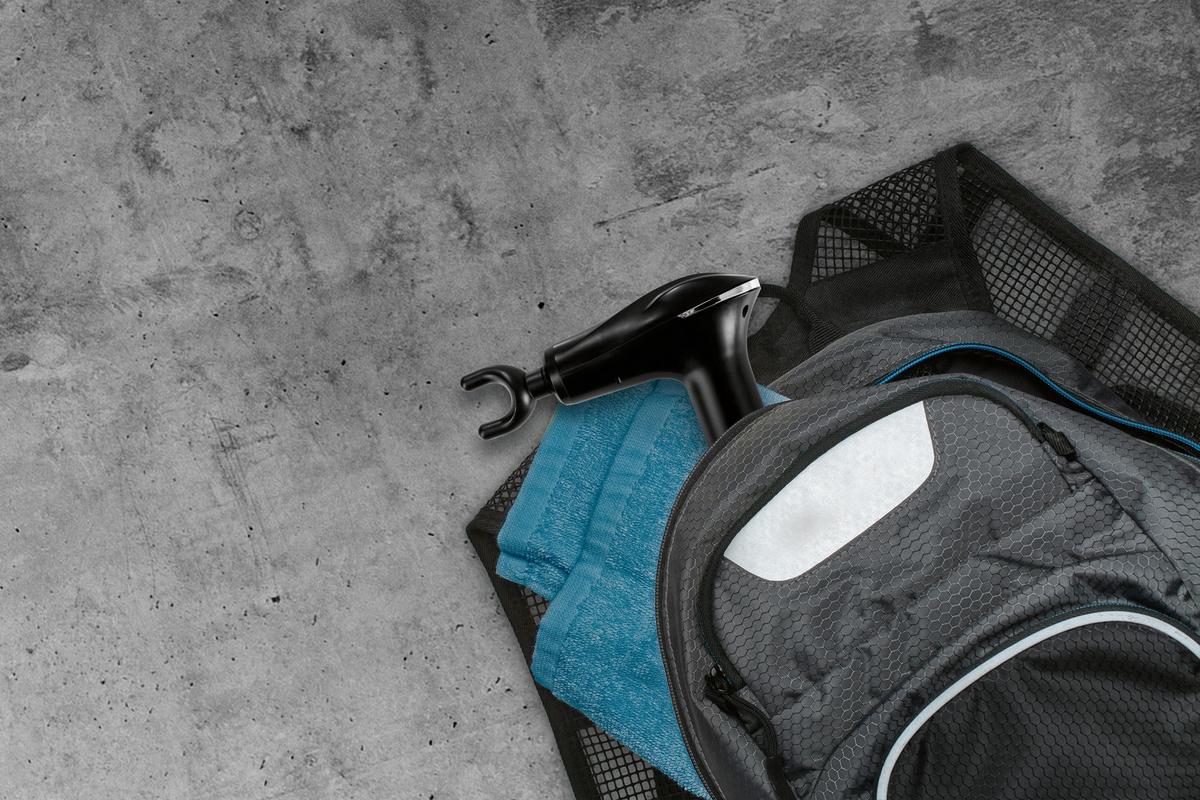 Massagepistole 14542 - Schwarz, Basics, Kunststoff/Metall (14,5/5,2/14,5cm)