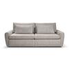 Schlafsofa Mevi Graubraun B: 240 Cm - Graubraun, MODERN (240/72-90/120cm) - Premium Living