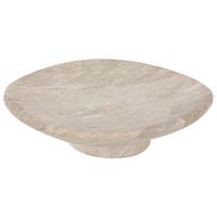 Dekorační podnos SANDY - béžová, keramika (17/4,3/15,7cm) - Mömax