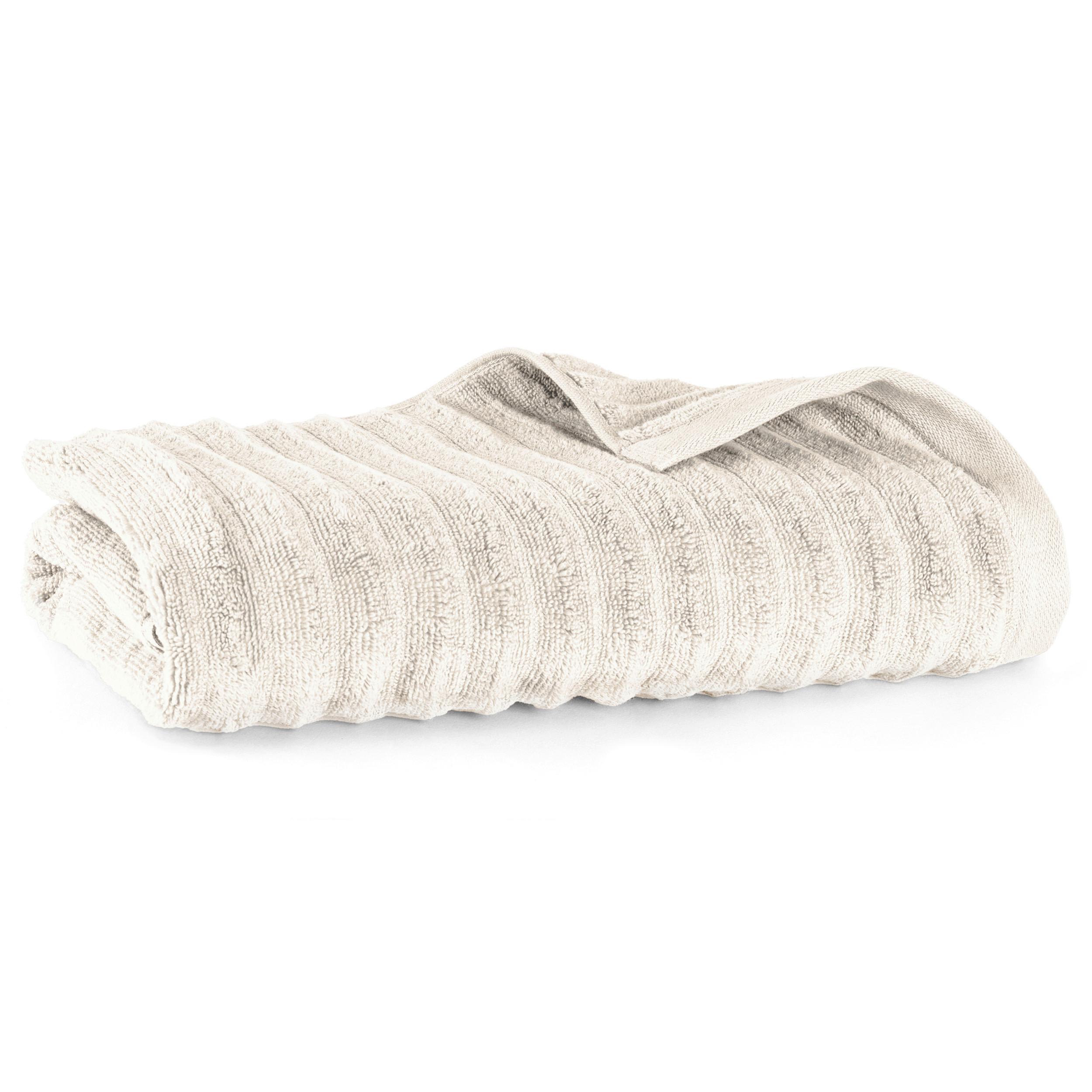 DUSCHTUCH Welle 70x140 cm Creme - Perlmutt, Basics, Textil (70/140/15cm)