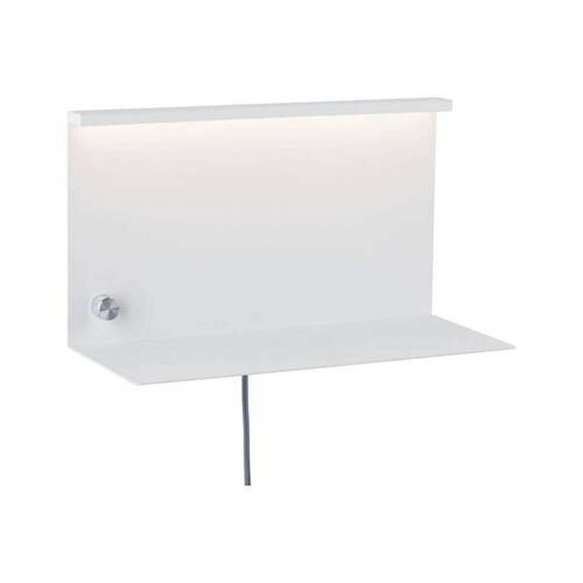 Led-deckenleuchte L: 35 Cm, 1-Flammig, Dimmbar - Weiß, Basics, Metall (35/20cm) - Paulmann