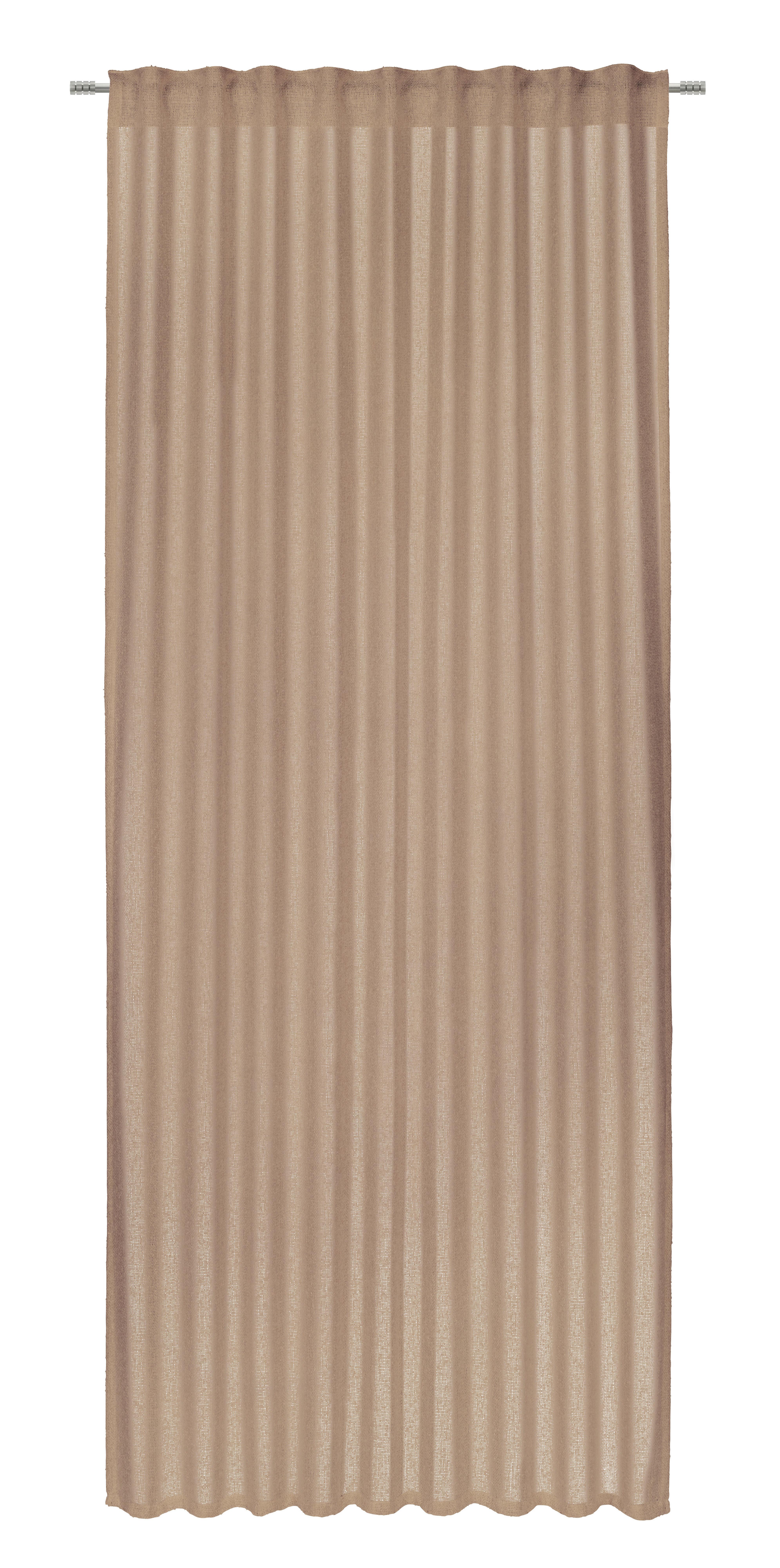Hotový závěs Jonna, 135/245cm, šedohnědá - šedohnědá, Lifestyle, textil (135/245cm) - Premium Living