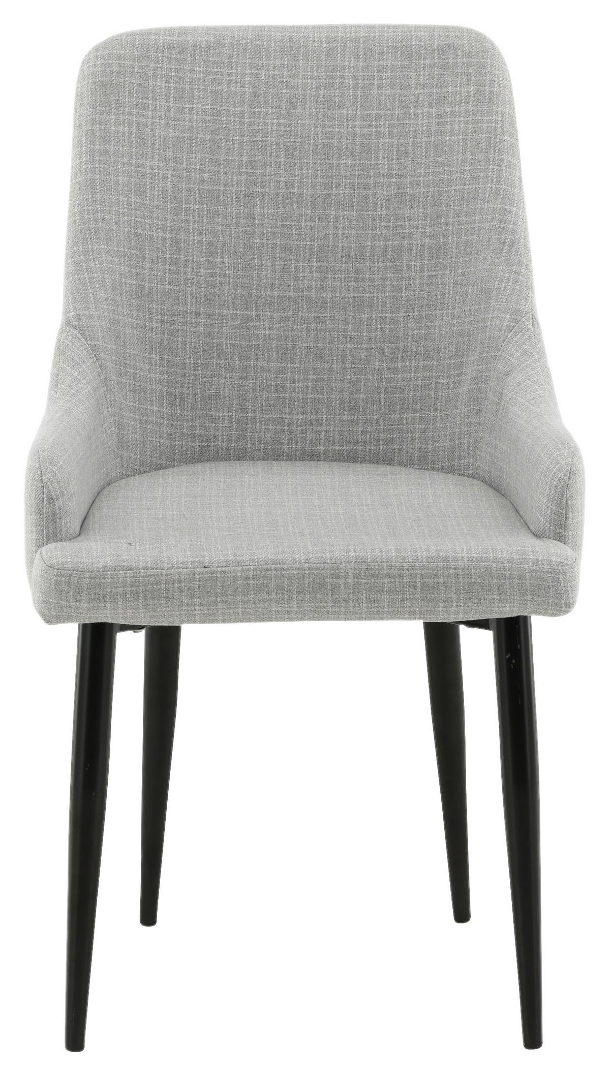 Stuhl-set Plaza Weiß B: 49 Cm - Weiß, Design, Textil/Metall (49/86/58cm) - Livetastic