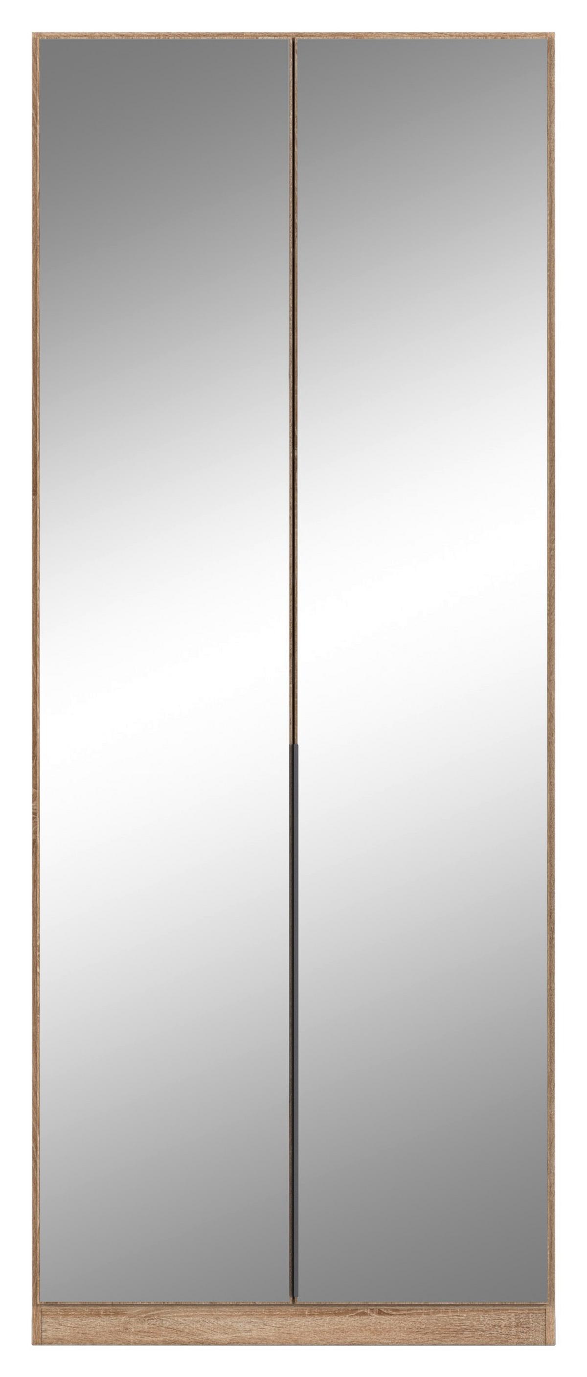 Drehtürenschrank Alabama, Sonoma Eiche B: 91 Cm - Sonoma Eiche, MODERN, Holzwerkstoff (91/229/54cm) - Rauch Möbel