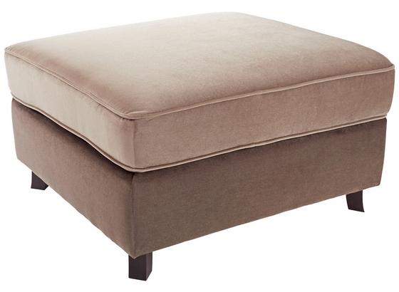 Hocker Living - Wengefarben/Hellbraun, ROMANTIK / LANDHAUS, Holz/Textil (100/48/80cm) - James Wood Hocker Living - Wengefarben/Hellbraun, ROMANTIK / LANDHAUS, Holz/Textil (100/48/80cm) - James Wood