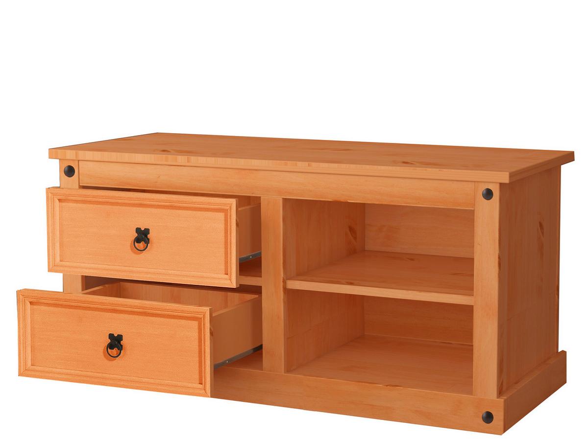 Lowboard Mexico Naturfarben B: 120 cm - Naturfarben, Design, Holzwerkstoff (120/57/50cm) - MID.YOU