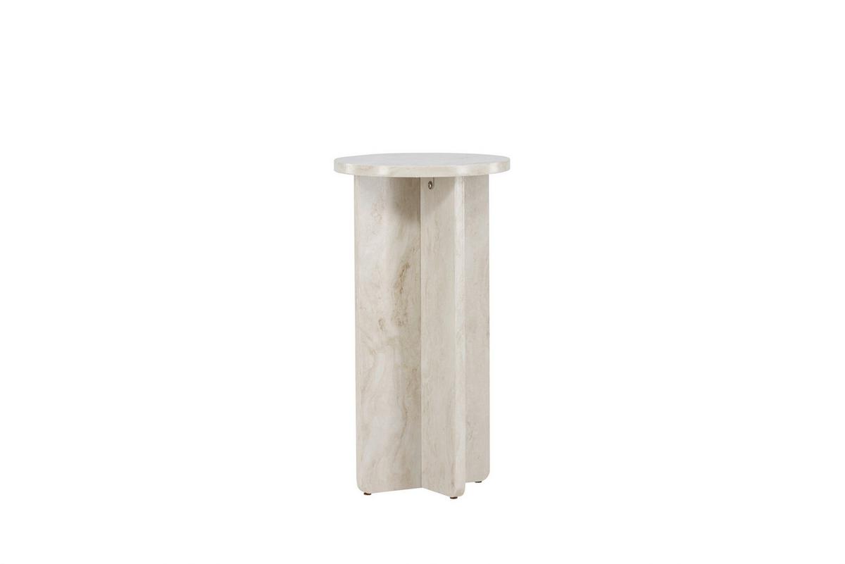 Beistelltisch Alesund Beige D: 40 Cm - Beige, MODERN, Holz (40/73cm) - Livetastic