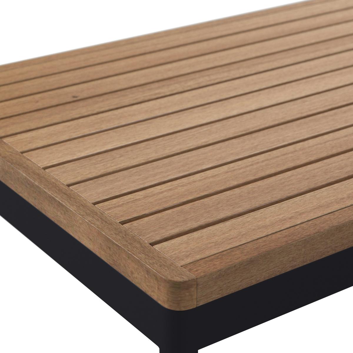 Loungegarnitur 3-Tlg Casablanca Holz/Metall +kissen - Grau/Akaziefarben, MODERN, Holz/Textil (149/99cm) - Beldano