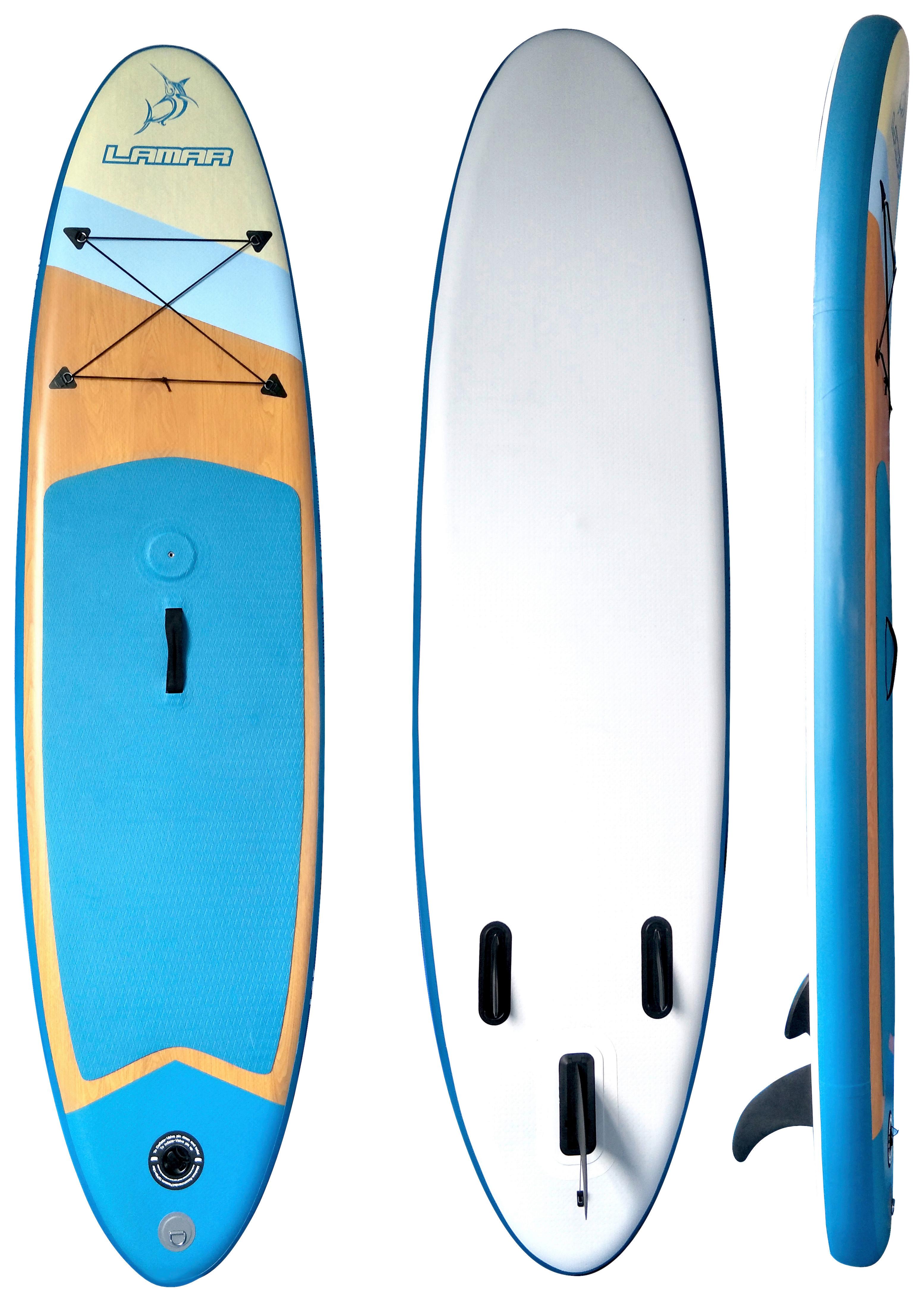 Stand Up Paddle Aufblasbar Mit Segel Multicolor/weiß - Multicolor/Weiß, Basics, Kunststoff/Metall (290/76/15cm)