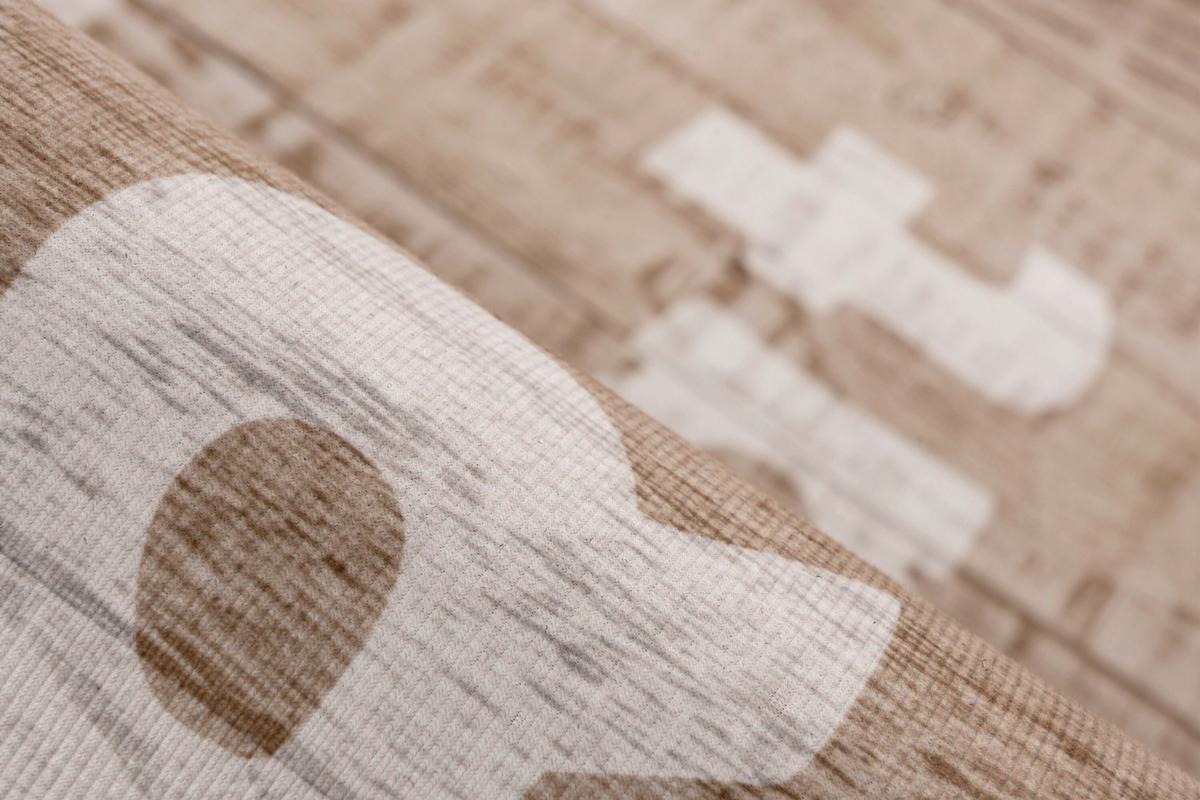 Flachwebteppich Beige, BxL: ca. 60x180 cm - Beige, Basics, Textil (60/180cm) - Kayoom