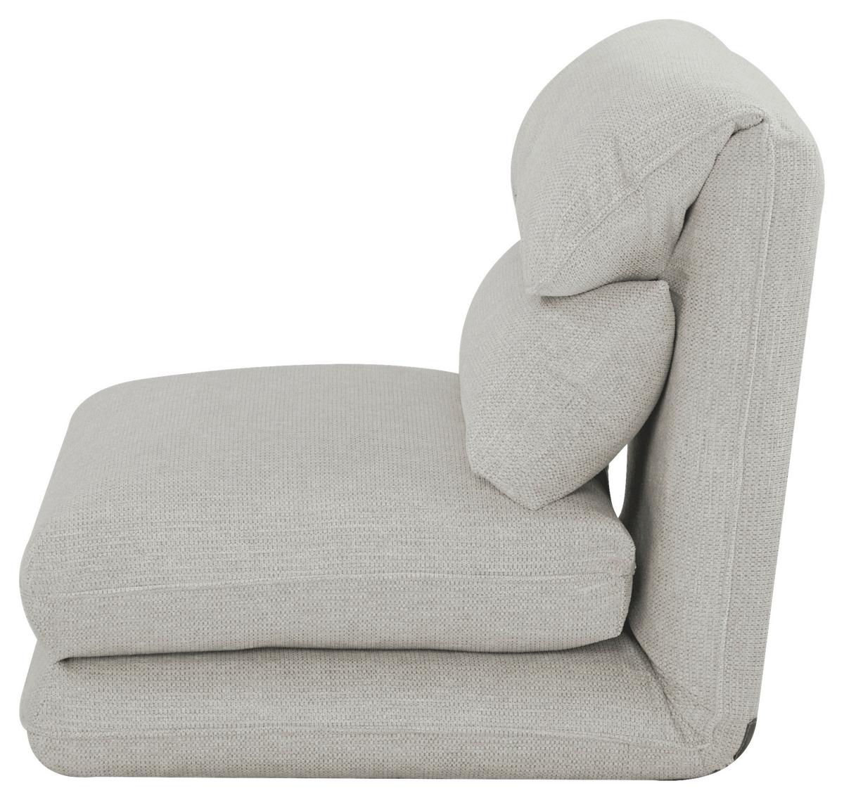 Schlafsessel Verve Beige B: 78 cm - Beige, Design, Textil/Metall (78/72/85cm) - Livetastic