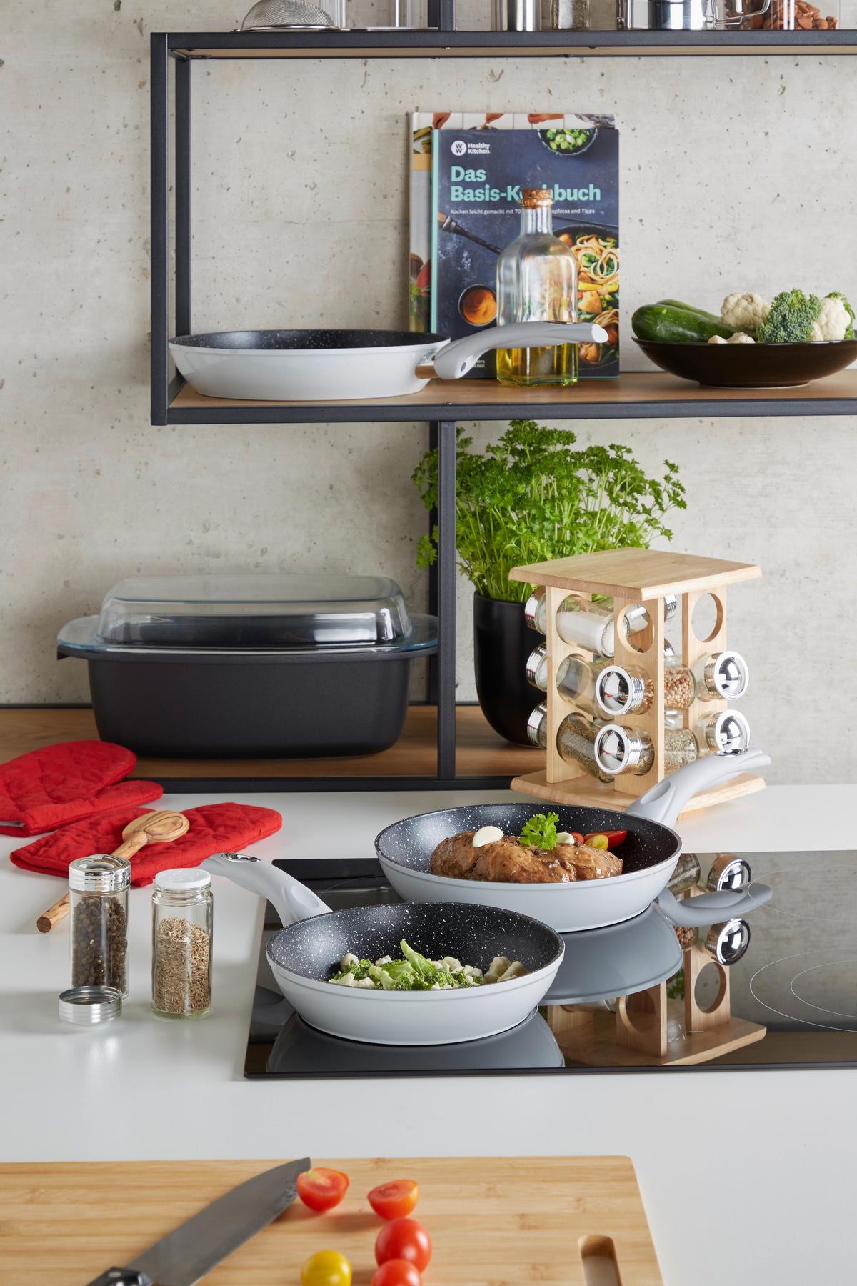 Pecsenyesütő Carmelita - fekete/átlátszó, Konventionell, Üveg/fém (32/21/11cm) - Luca Bessoni