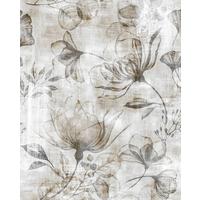 Vliestapete Rustic Roses - Schwarz/Braun, Basics (200/250cm) - Komar