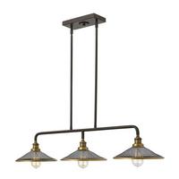 Hängeleuchte Rigby H: 17,8 cm 3-Flammig - Bronzefarben, Basics, Metall (101.6/25,4/17,8cm) - Elstead Lighting