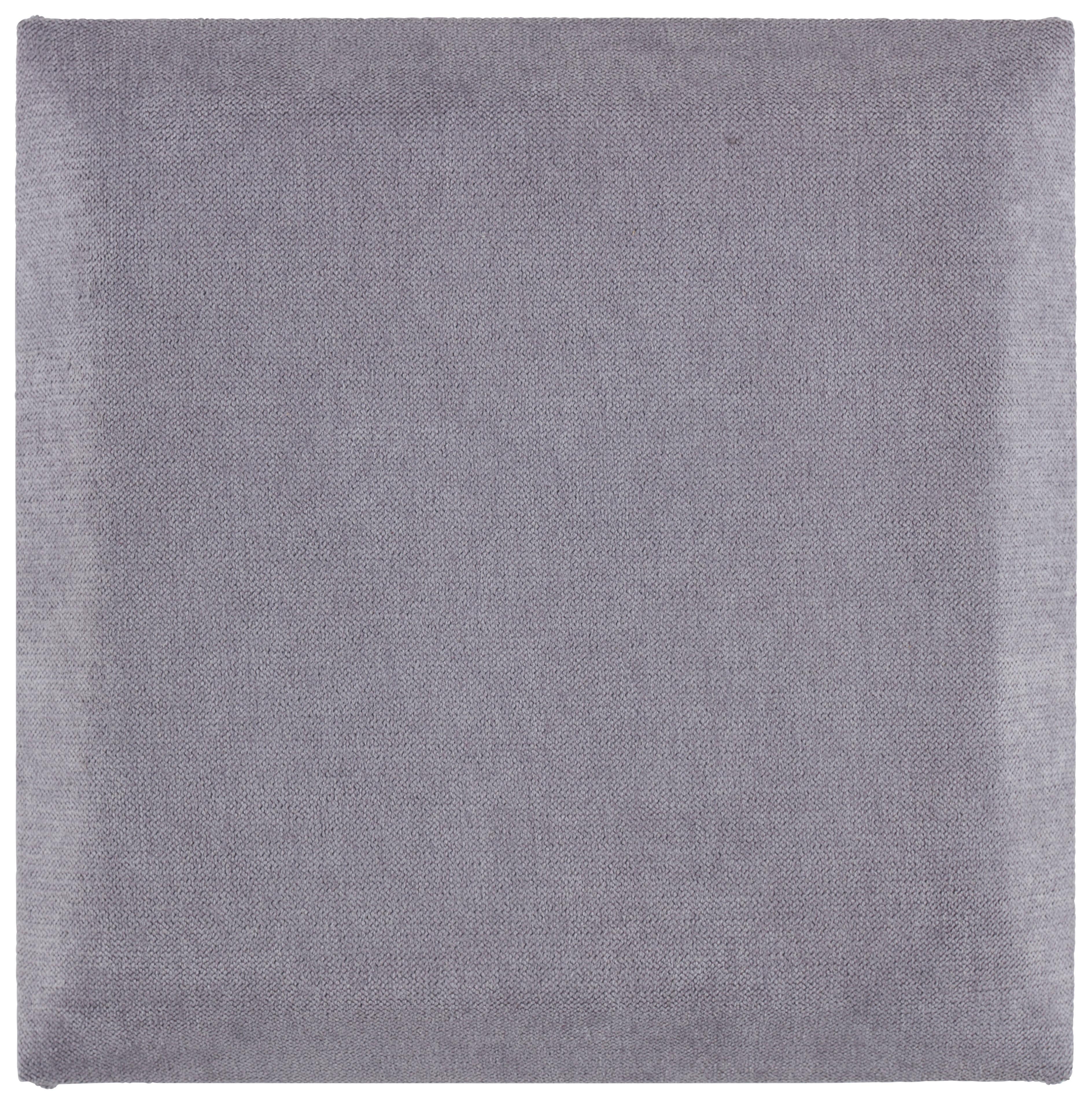 Wandpolster 2er-set 30x30 Cm Quadratisch, Dunkelgrau - Dunkelgrau, Basics, Textil (30/30/4cm) - MID.YOU