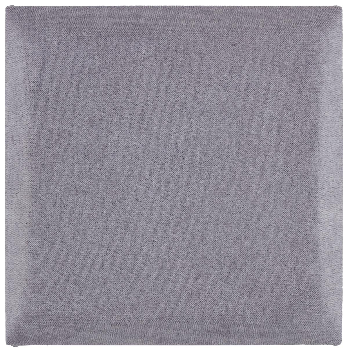 čalúnený panel 2ks, 30x30cm štvorec, tmavosivá - tmavosivá, Basics, textil (30/30/4cm) - MID.YOU