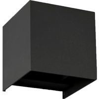 Außenwandleuchte 2528000271696 Qube Anthrazit - Anthrazit, Design, Metall (11,2/11,2/11,2cm)