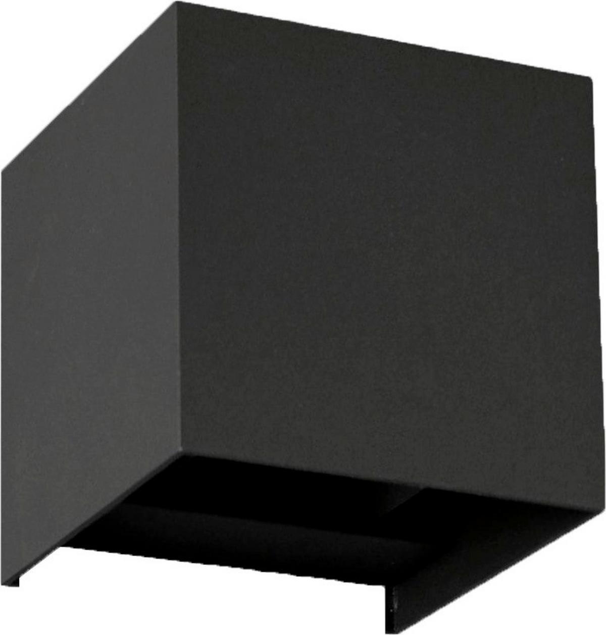 Außenwandleuchte 2528000271696 Qube Anthrazit - Anthrazit, Design, Metall (11,2/11,2/11,2cm)