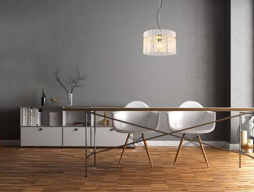 Hängeleuchte 15698hm - Goldfarben, Basics, Glas/Metall (40/150cm) - Globo