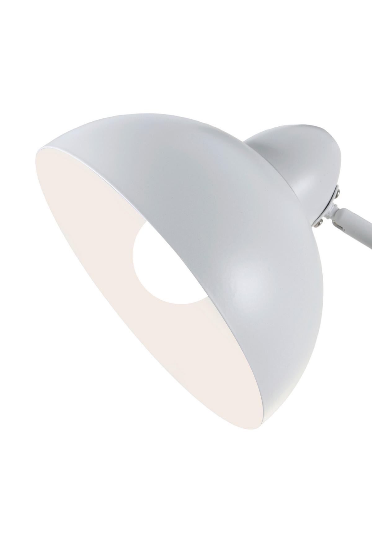 Stehleuchte Gut Weiß max. 25 Watt - bílá, Moderní, kov (55/24/155cm)