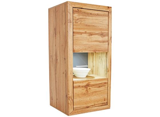 Závěsná Vitrína Tizio - šedá/barvy dubu, Moderní, kompozitní dřevo/sklo (63/123,6/41cm) Závěsná Vitrína Tizio - šedá/barvy dubu, Moderní, kompozitní dřevo/sklo (63/123,6/41cm)