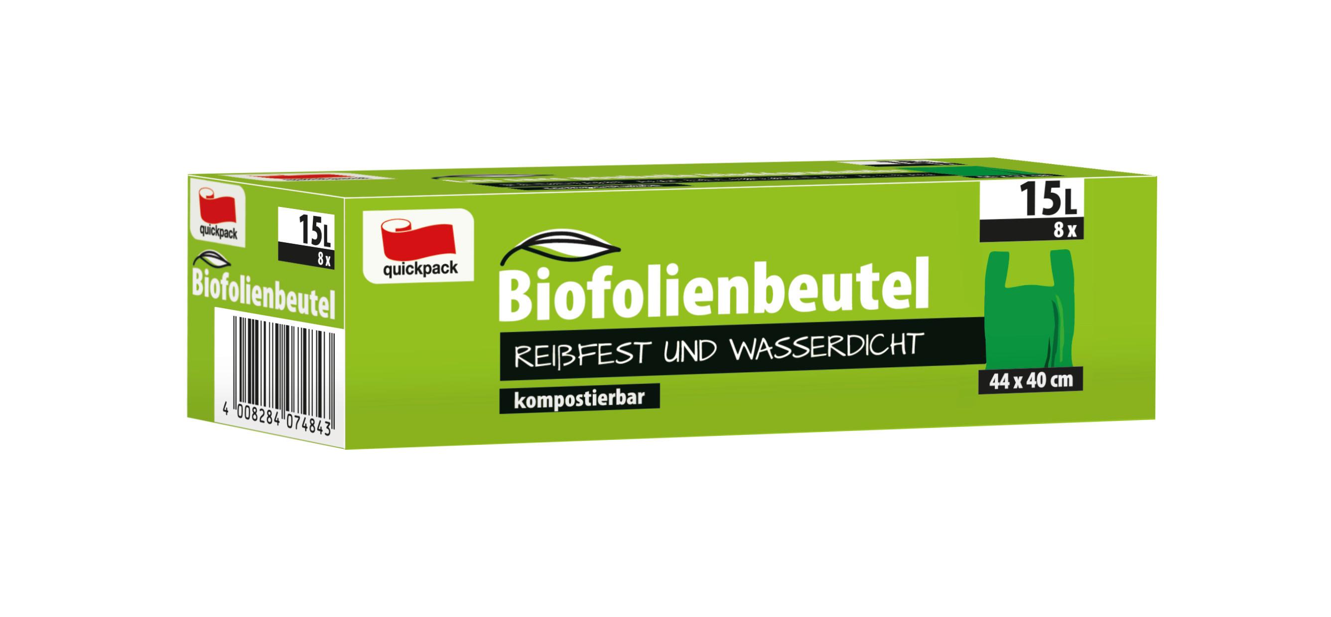 Biobeutel Bio - Basics, Kunststoff (15l) - Quick Pack