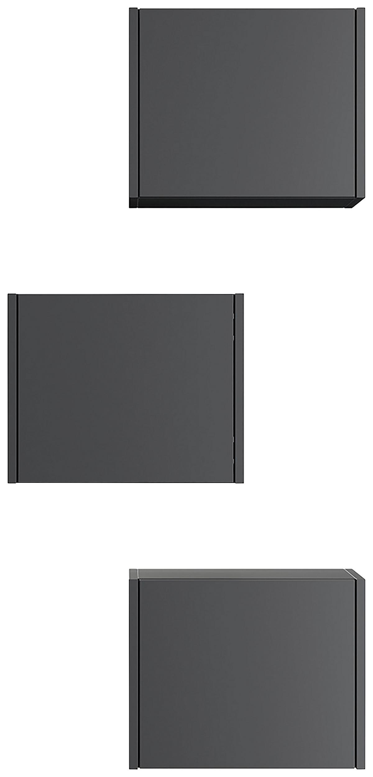 Hängeschrank Limes Graphitfarben B: 41,4 Cm - Graphitfarben, MODERN, Holzwerkstoff (41,4/33,3/25cm) - MID.YOU