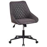 Drehstuhl Kayne - Anthrazit/Schwarz, KONVENTIONELL, Textil/Metall (60/84/64,5cm) - MID.YOU