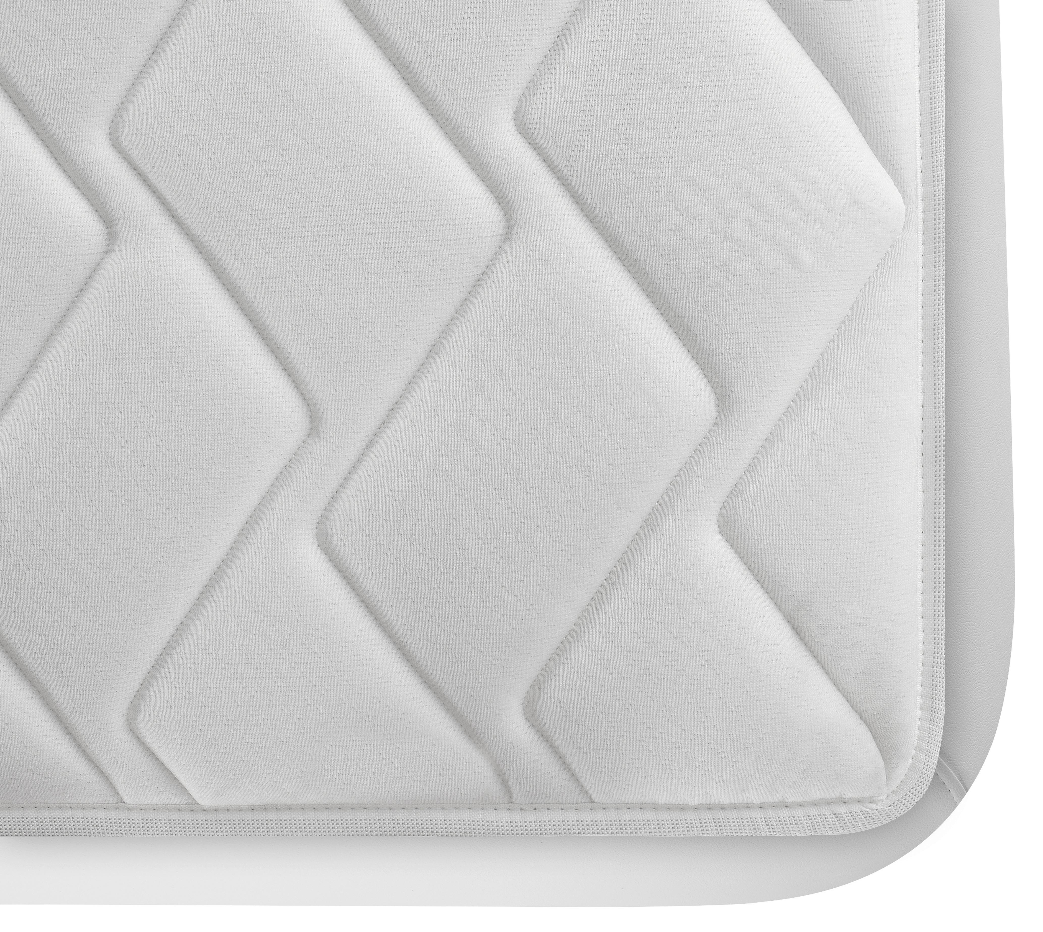 Kaltschaummatratze Air Wave 180x200 Cm H2, H3 H: 19 Cm - Weiß, Basics, Textil (180/200cm) - MID.YOU