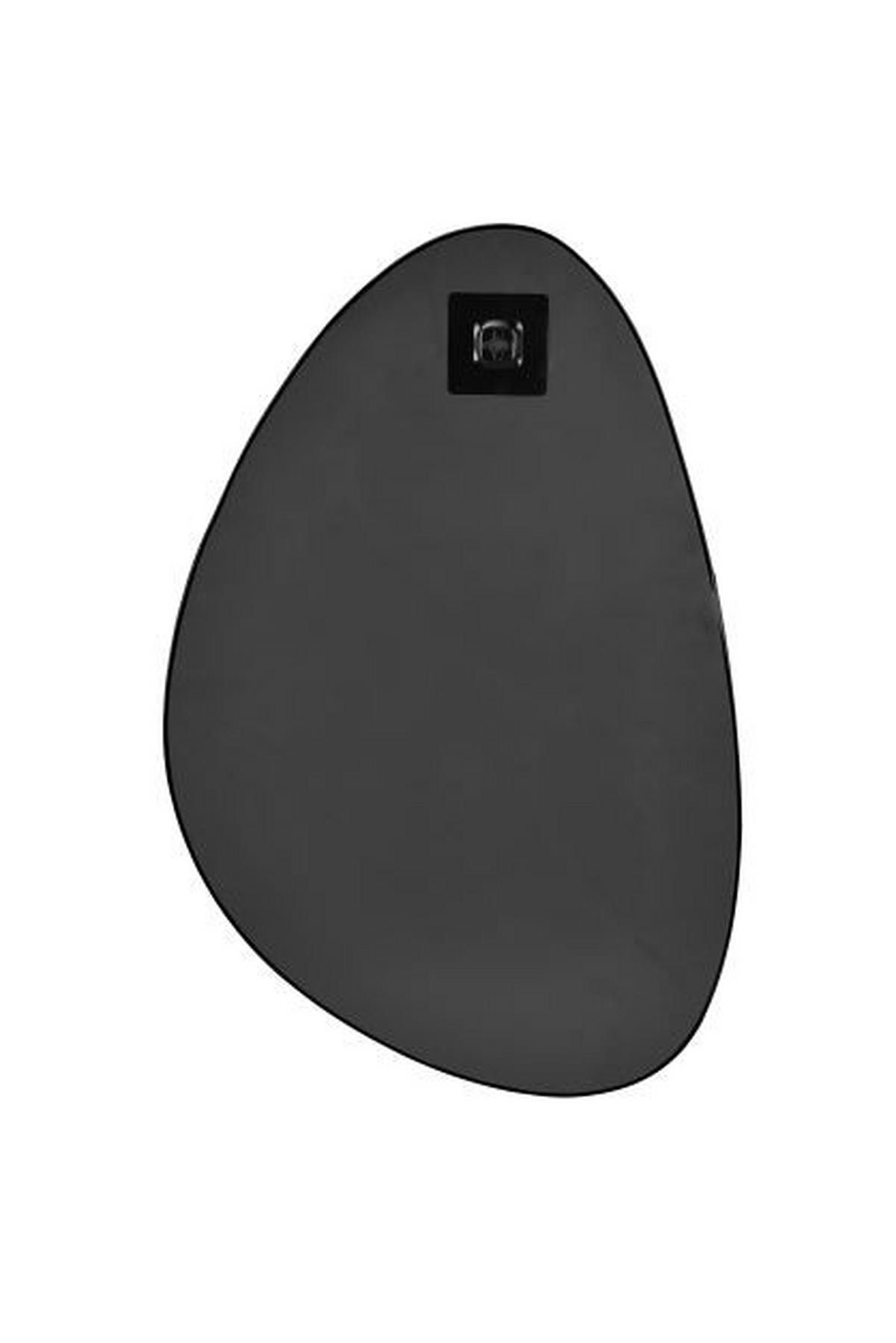NÁSTENNÉ ZRKADLO IDA - čierna, Modern, kov/sklo (40/60cm) - Mömax