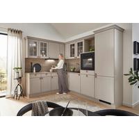 ECKKÜCHE IP 4250 - Hellgrau/Braun, ROMANTIK / LANDHAUS, Holzwerkstoff (215/276,6cm) - Impuls