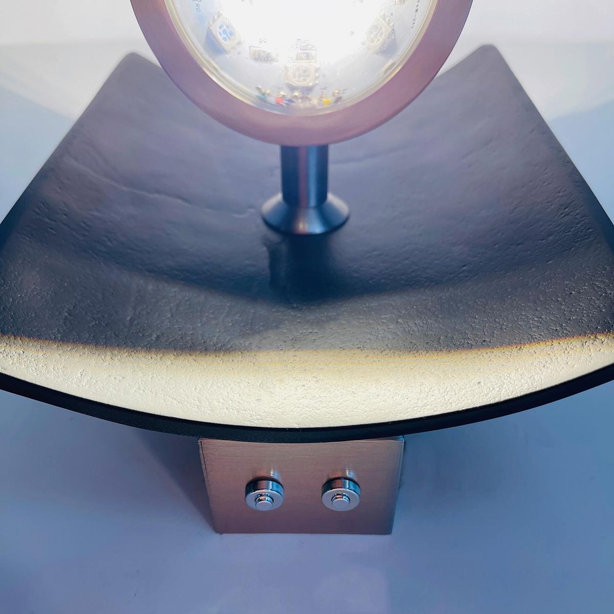 Led-wandleuchte Bondy 1- Flammig Farbwechsler - Schwarz, Design, Metall (21/16/5cm) - Fischer & Honsel