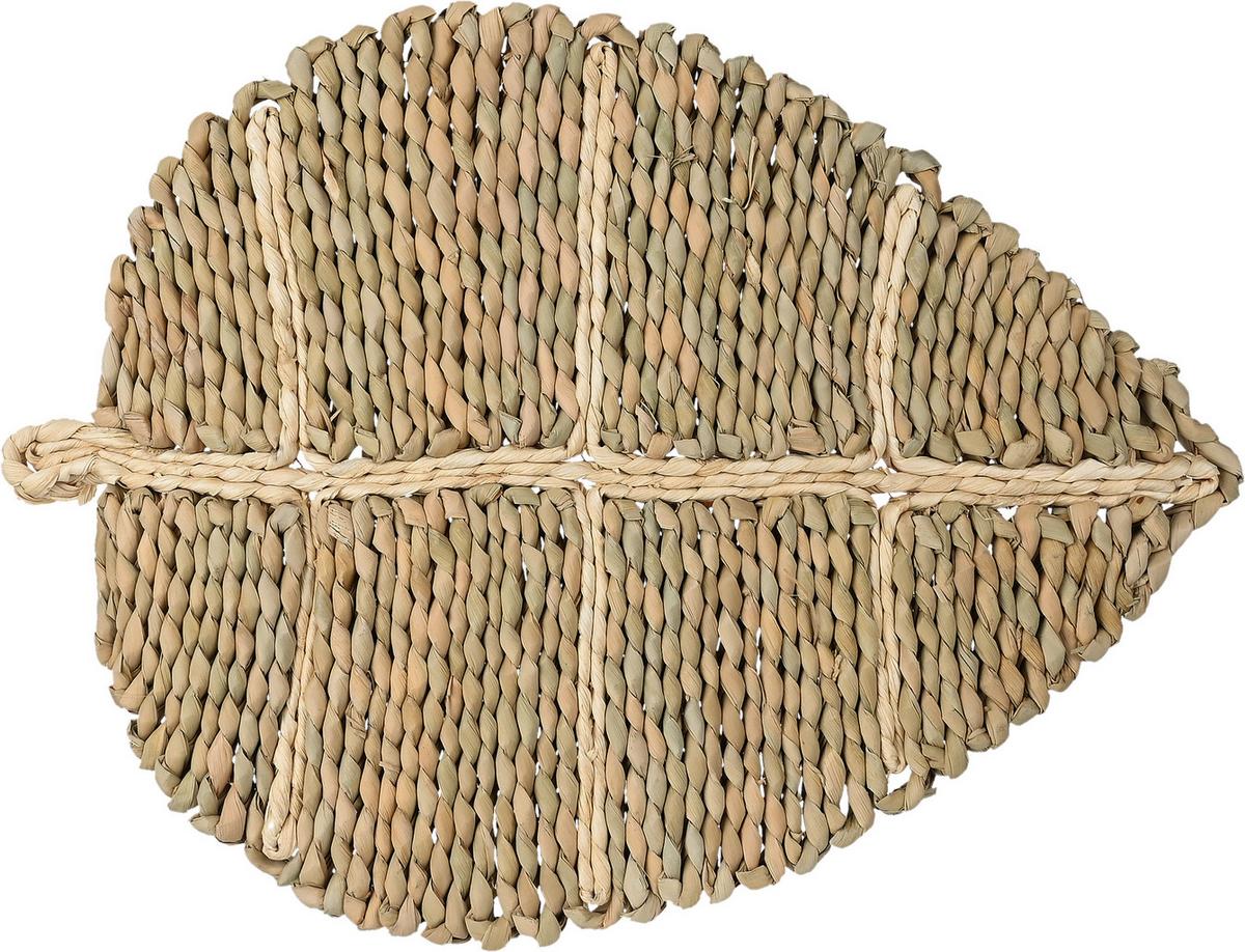 DEKORAČNÍ PODNOS LEAF - přírodní barvy, Moderní, přírodní materiály (40/1,5/30cm) - Mömax