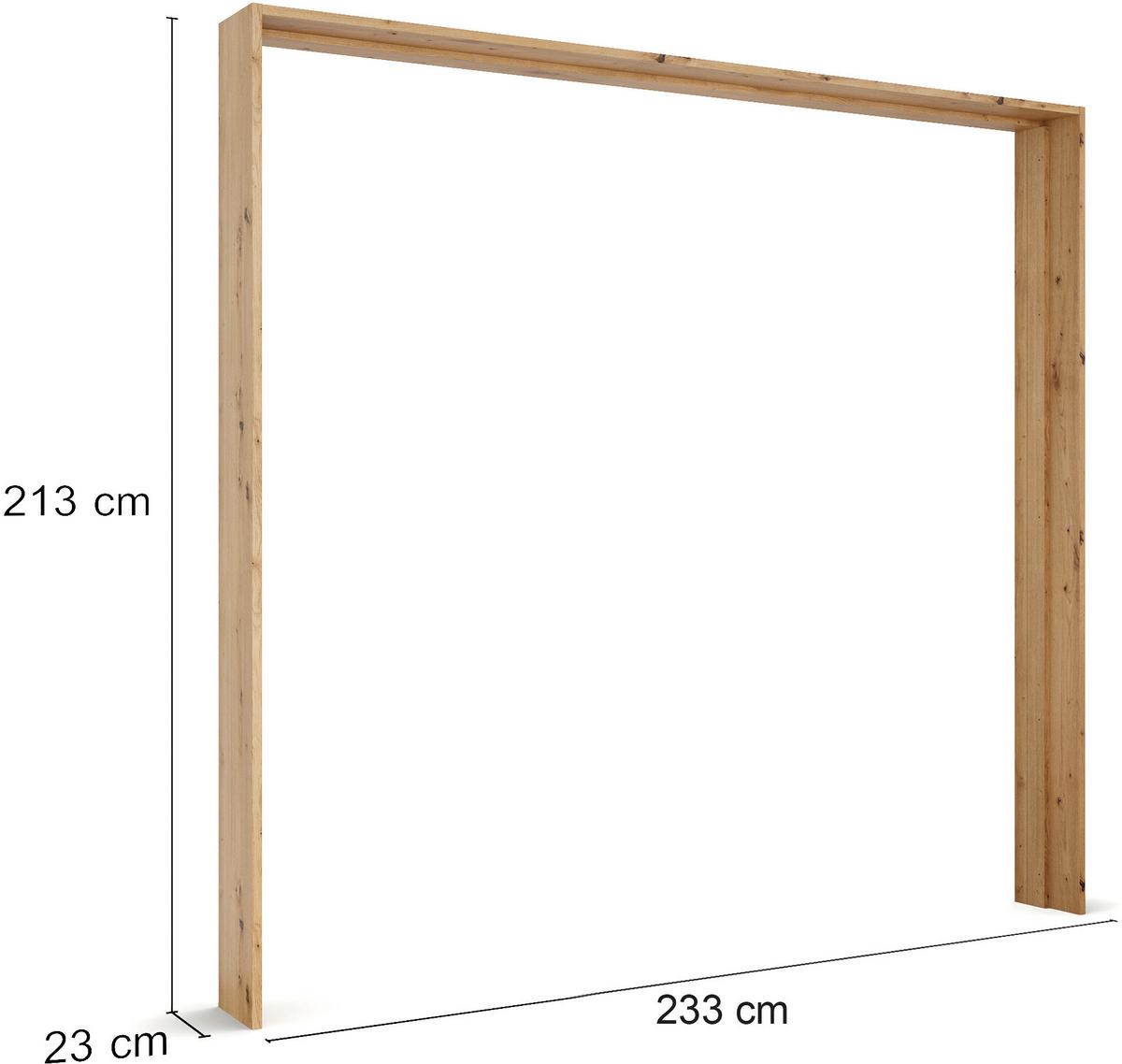 Passepartoutrahmen Apollon Eiche Artisan B: 233 cm - Eiche Artisan, MODERN, Holzwerkstoff (233/214/23cm) - Rauch Möbel