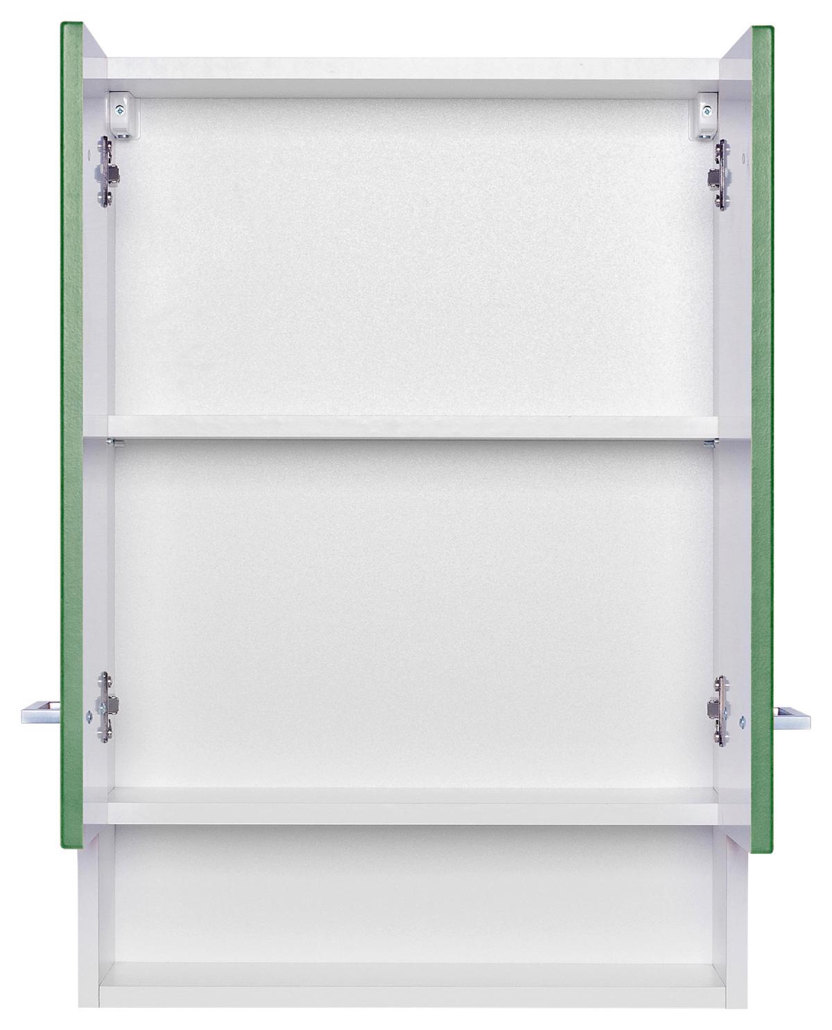 Hängeschrank Riga Weiß/grün B: 50 Cm - Weiß/Grün, MODERN, Holzwerkstoff (50/71/20cm) - Held