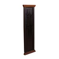 GARDEROBENPANEEL Honig/Schwarz B: 35cm - Schwarz/Honig, Design, Holz/Holzwerkstoff (35/110/8cm) - MID.YOU