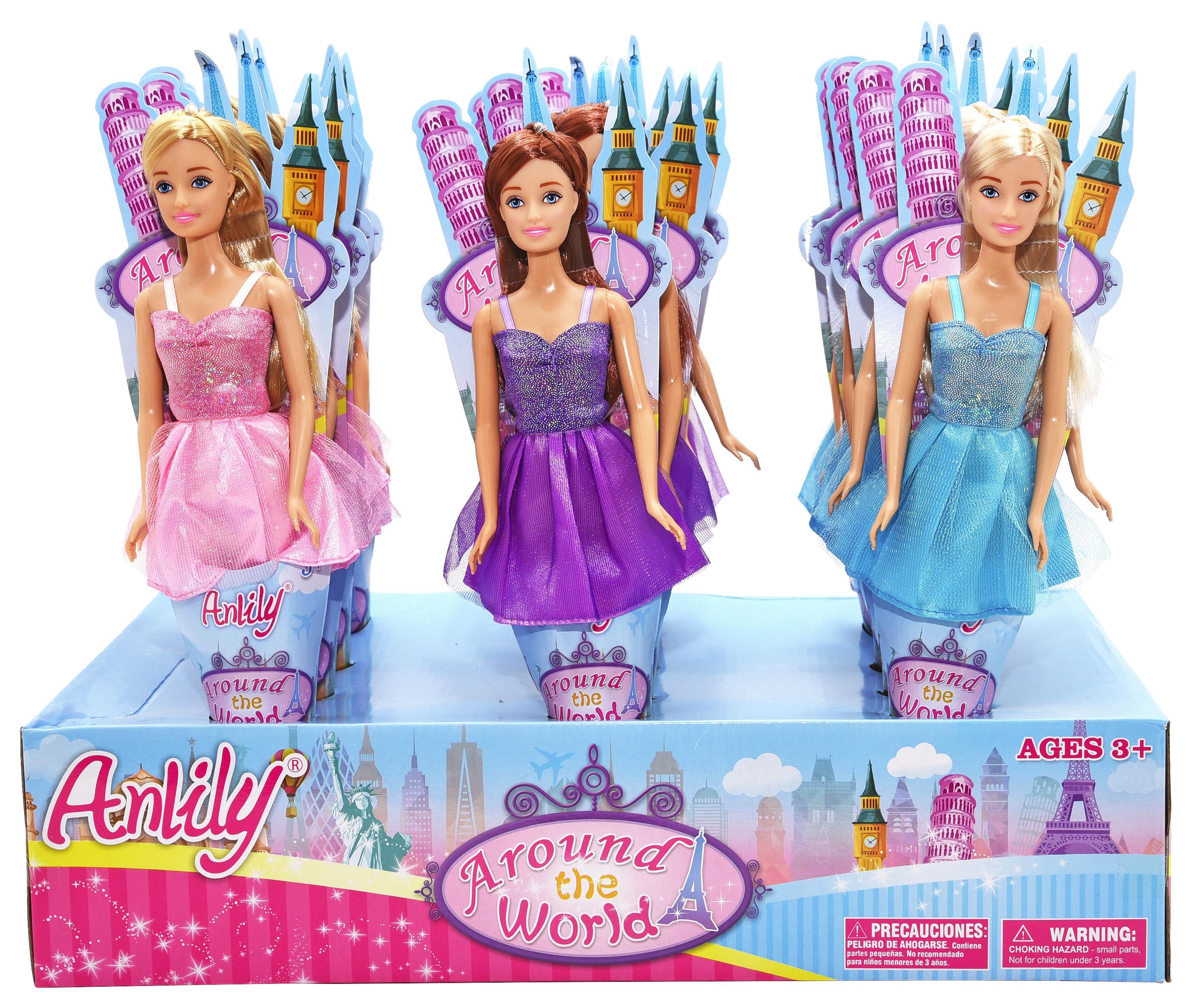 Modepuppe wie Barbie L: 30 cm