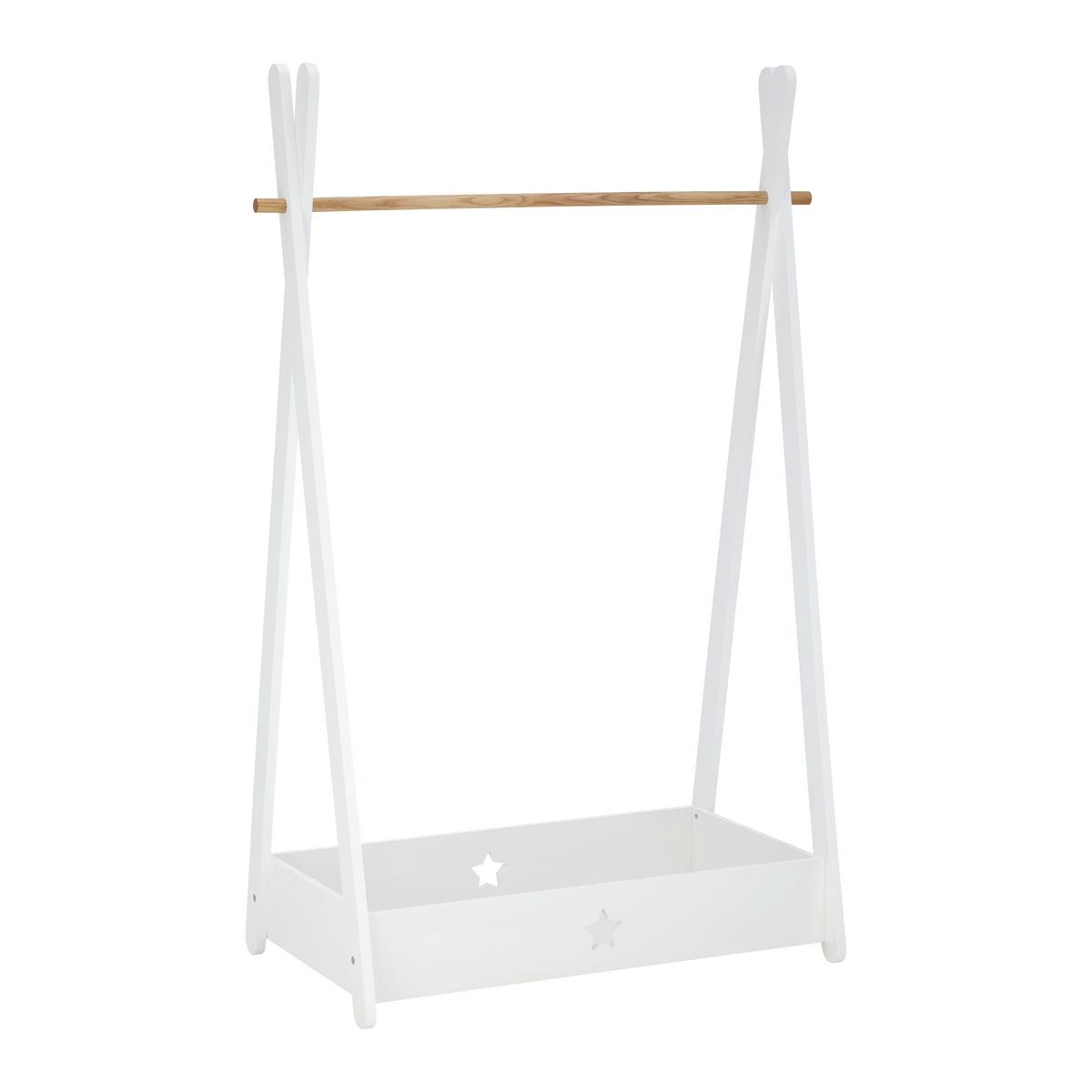 Stojan na šaty LIA - biela, Modern (73/126/43cm) - Bessagi Kids